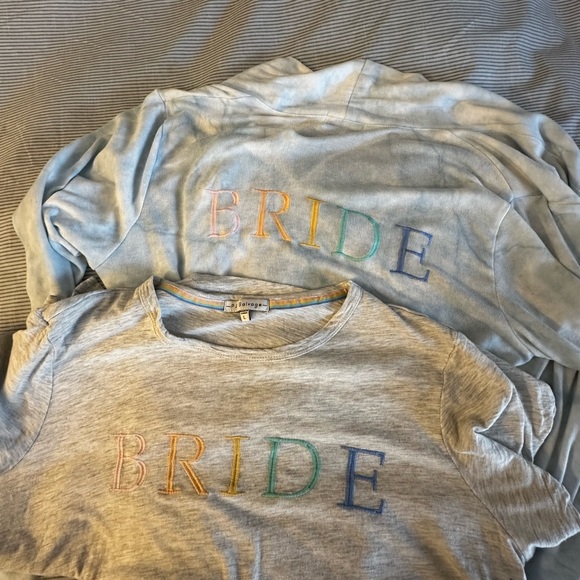 Bride PJ shirt and robe Set - Picture 7 of 7